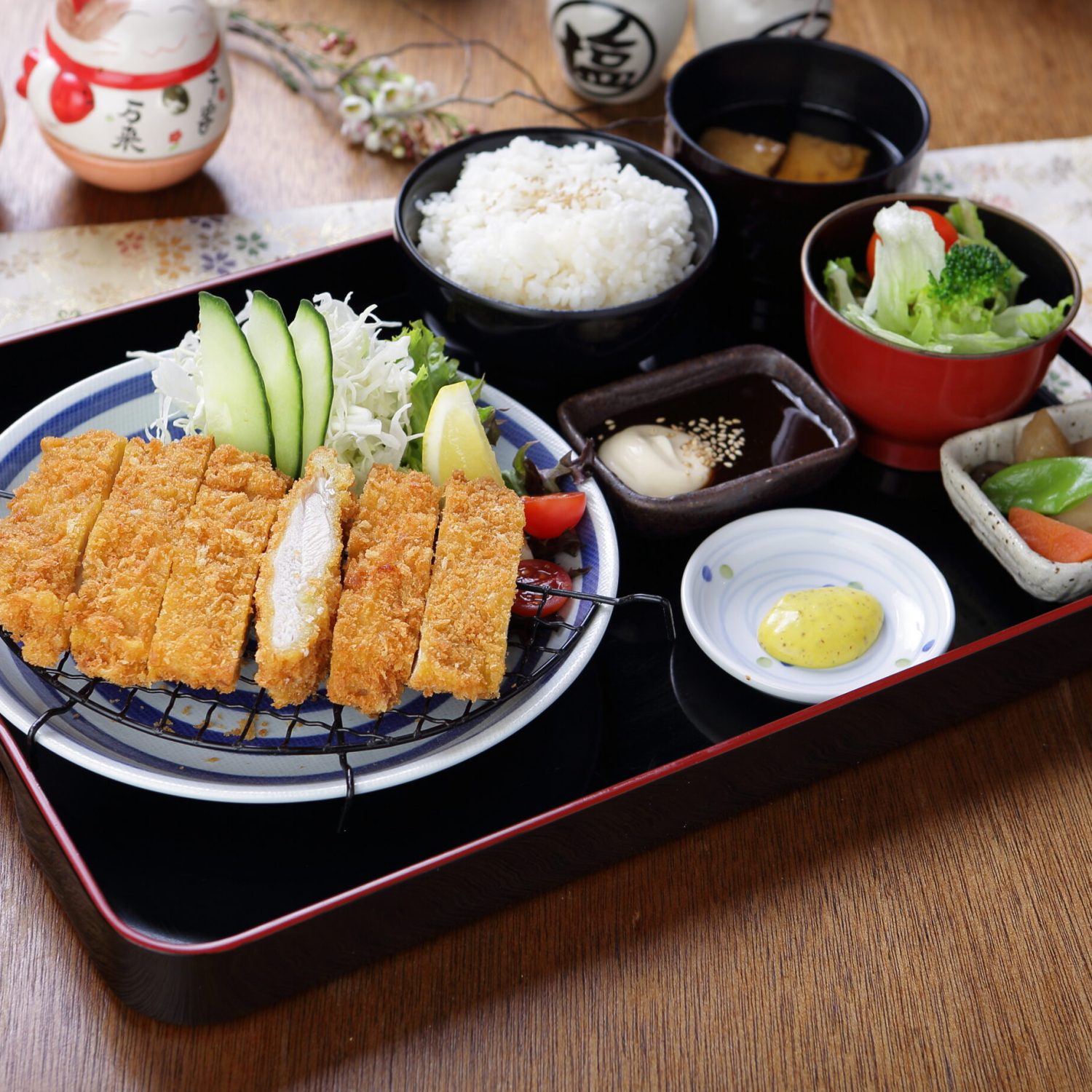 katsu chicken set